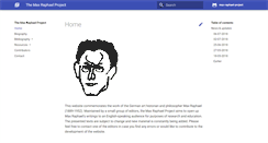 Desktop Screenshot of maxraphael.org