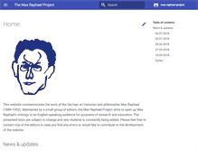 Tablet Screenshot of maxraphael.org